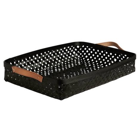 OYOY sporta cesta grande 28x42x6cm bambú negro