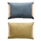 OYOY Pillow-sidet 40x60cm bomuld blå oliven