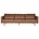 BePureHome Banque Rodeo 3 siège 78x274x87cm cognac cuir marron