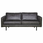 BePureHome Sofa Rodeo 2.5-seat black leather 190x86x85cm