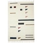 Ferm Living Carpet color triangles colorful textile 140x200cm