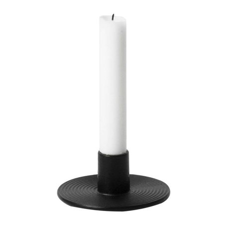 Ferm Living Kerzenständer schwarz Eisen ø10x4,3cm