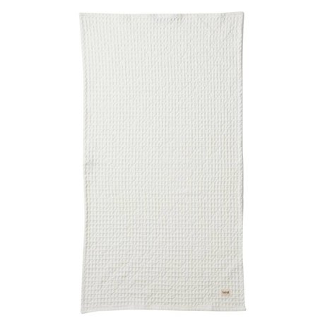Ferm Living blanca orgánica 50x100 tela textil