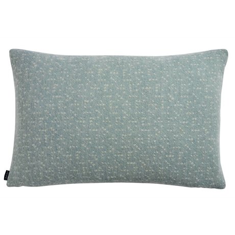 OYOY Pillow Tenji støvede blå hvid uld 40x60cm