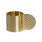 OYOY Candlestick ART CIRCLE brass gold metal ⌀7,75x4,3cm