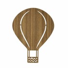 Ferm Living Lámpara de pared de madera marrón Globo 26,5x34,55cm