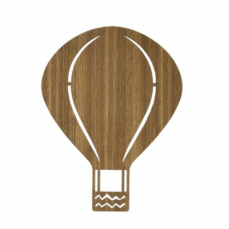 Ferm Living lampe Wall Balloon brun træ 26,5x34,55cm