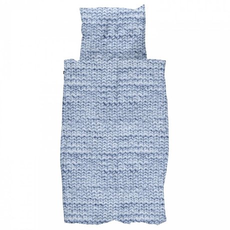 Couette Twirre flanelle de coton bleu en 4 tailles