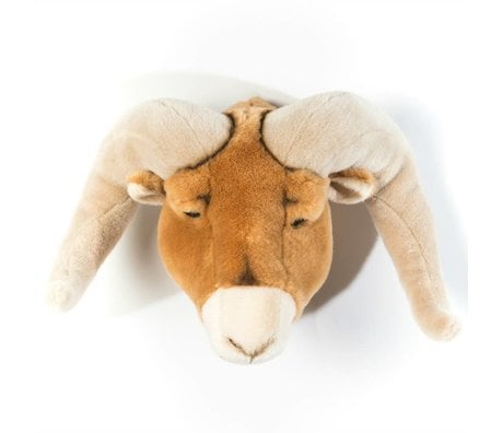 Wild and Soft ram animale Anthony Brown textile 37x45x30cm