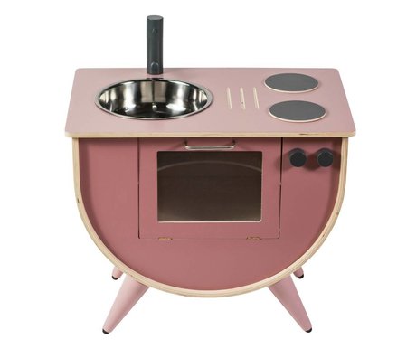 Sebra Play Kitchen rose wood 58x38x50cm