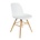 Zuiver Esszimmerstuhl Albert Kuip weißen Kunststoff-Holz 51x49x60cm