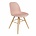 Zuiver Salle à manger Chaise Albert Kuip plastique rose bois 51x49x60cm