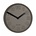 Zuiver Calcestruzzo nero Time Clock, grigio alluminio con le mani nere 31,6x31,6x5cm