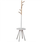 Zuiver Coat Rack Rack bord træ hvid træ hvid 169xØ40cm