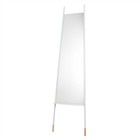 Zuiver Schiefe Spiegel weiß, Metall weiß 48x2x175cm