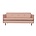 Zuiver Banco Jaey 2,5-asiento textil de color rosa 181x90x76cm Madera