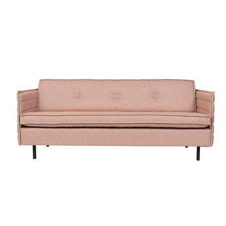 Zuiver Bank Jaey 2.5-sæde pink tekstil Træ 181x90x76cm