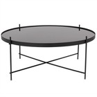 Zuiver Table d'appoint Cupid XXL noir, métallique Ø82,5 noir × 35cm