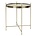 Zuiver Occasional Table gold Cupid, metallic gold Ø43x45cm