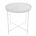 Zuiver Side table Amor marble white, metal white Ø43x45cm