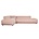 Zuiver Bank Fat Freddy 3-Sitzer Long links rosa Stoff Kunststoff 308x103 / 88x72cm