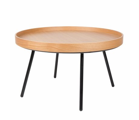 Zuiver café Oak plateau de table, bois Ø78x45cm