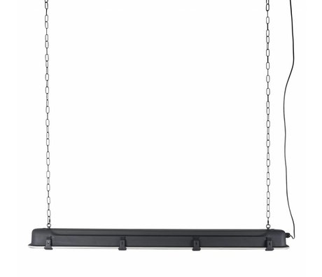 Zuiver GTA XL colgante de luz negro, metálico negro 130x14x10cm