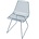 Sebra Chair blue metal L 47x82x48cm