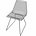 Sebra Chair gray metal L 47x82x48cm