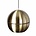 Zuiver Hanging lamp "Retro 70 'gold metal Ø40x37cm