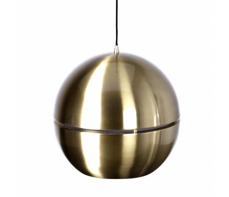 Zuiver Lámpara colgante "Retro 70 'metal dorado Ø40x37cm
