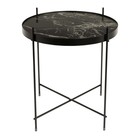 Zuiver Side marble Cupid black metal black Ø43x45cm