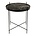Zuiver Side marmor Amor black metal sort Ø43x45cm