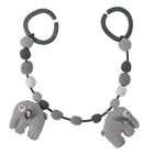 Sebra Elephant Auto tendeur gris 53cm coton