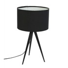 Zuiver Tripod table lamp metal, textile black 28x51cm