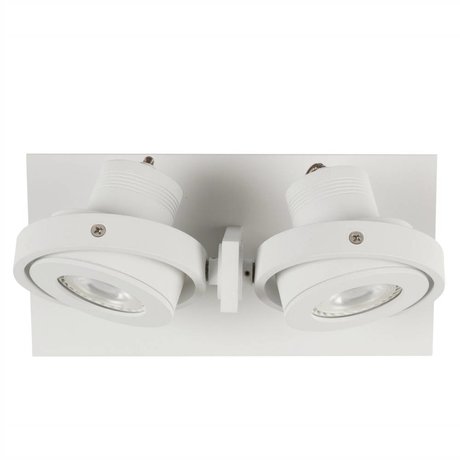 Zuiver applique da parete DICE 2 28x12x2,5cm acciaio bianco LED