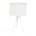 Zuiver Trípode lámpara de mesa de metal, 28x51cm blanco textil