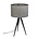 Zuiver Trépied Lampe de table en métal, textile 28x51cm gris noir