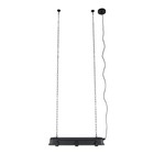 Zuiver GTA colgante de luz negro, metálico negro 70x14x10cm