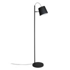 Zuiver Lampada da terra testa fibbia in metallo nero 150 centimetri nero