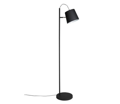 Zuiver tête Lampadaire Buckle métal noir 150cm noir