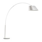Zuiver Arc Floor Lamp blanc, métal blanc 215cm