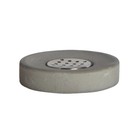 Housedoctor Soap dish cement, gray ø11x2,5cm