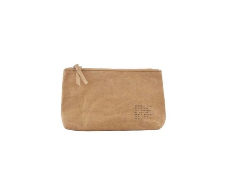 Housedoctor Maquillage sac Nomadic kraft brun 20x12x3,5cm