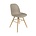 Zuiver Dining chair Albert Kuip plastic wood brown 62x56x61cm