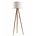 Zuiver Stehlampe Tripod aus Holz, natur/weiß, 151x50cm
