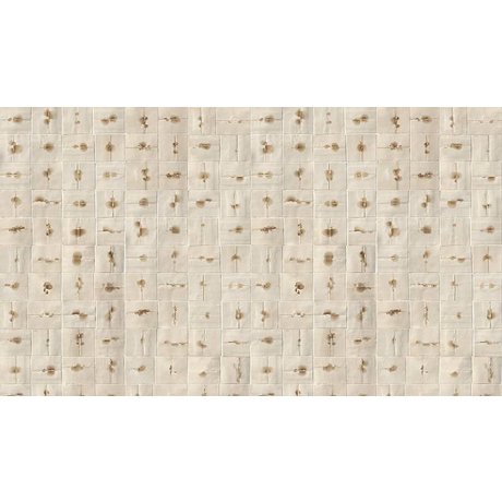 NLXL-Arthur Slenk Wallpaper 'Remixed 6' de papel, crema / marrón, 900x48.7cm