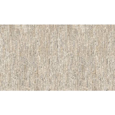 NLXL-Arthur Slenk Wallpaper 'Remixed 3' di carta, crema / nero, 900x48.7cm