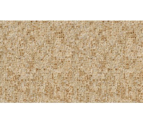 NLXL-Arthur Slenk Wallpaper 'Remixed 2' de papel, crema / marrón, 900x48.7cm