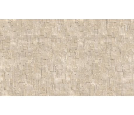 NLXL-Arthur Slenk Wallpaper 'Remixed 1' of paper, cream / white, 900x48.7cm
